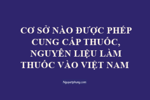 Những cơ sở nào được phép cung cấp thuốc, nguyên liệu làm thuốc vào Việt Nam theo Nghị định 163/2025/NĐ-CP?