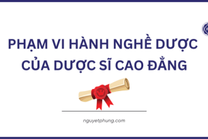 Phạm vi hành nghề dược của dược sĩ cao đẳng