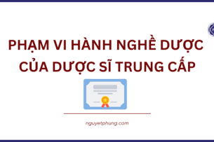 Phạm vi hành nghề dược của dược sĩ trung cấp