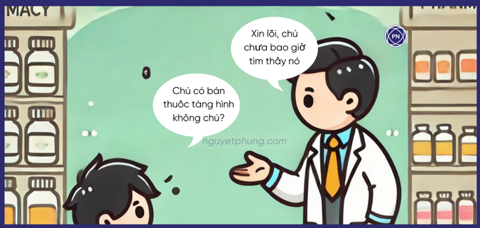 Truyện cười song ngữ: Thuốc tàng hình - Invisible cream