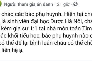 Tản mạn về bài đăng tìm việc làm thêm của sinh viên