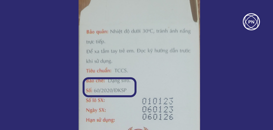 Kí hiệu số đăng ký thực phẩm bảo vệ sức khỏe