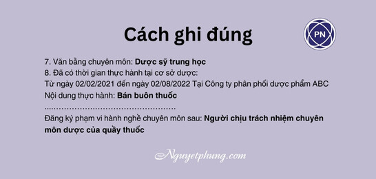 [Hỏi - Đáp]: Lỗi sai trong đơn đề nghị cấp chứng chỉ hành nghề dược 1 - Ảnh 3