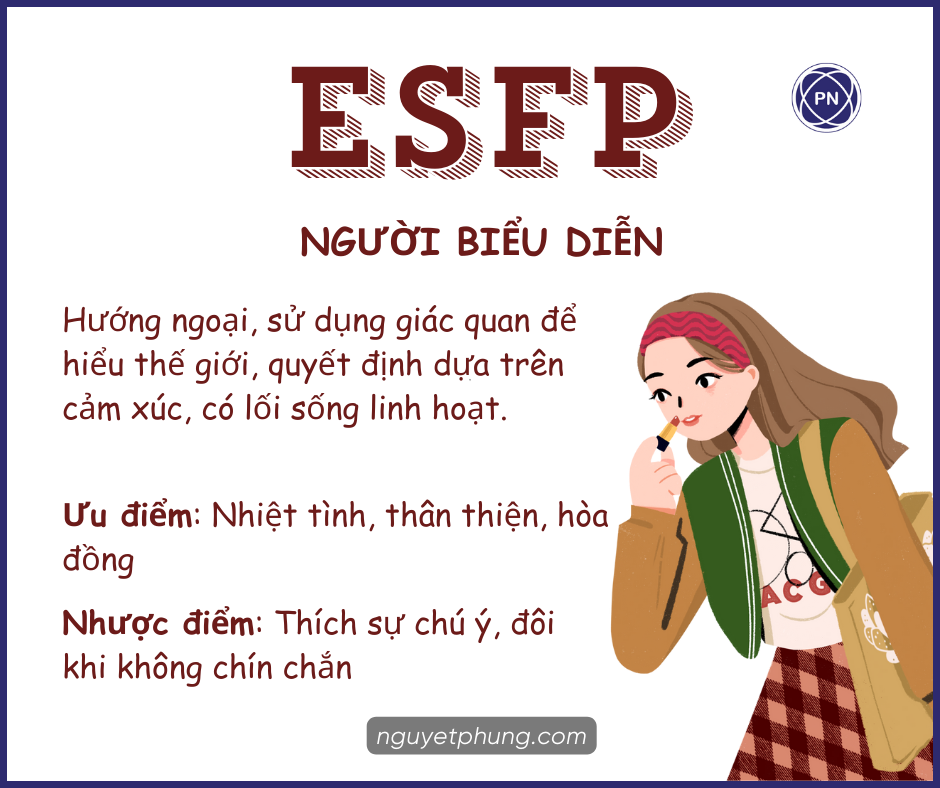 Tính cách nhóm ESFP